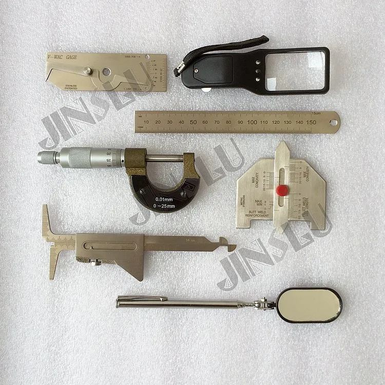 Набор инструментов для сварки встроенный измерительный прибор увеличительное