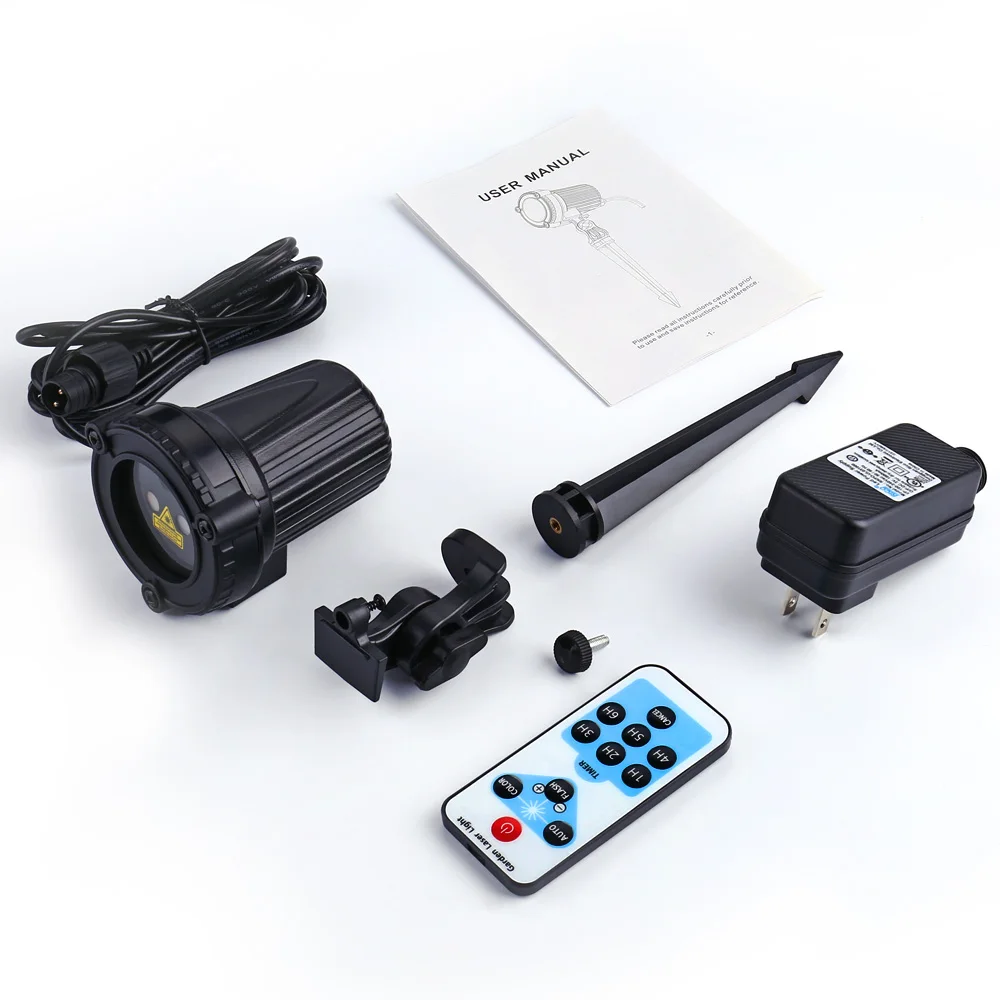 Открытый сад Звезда проектор Light Рождество лазерный ip44 Водонепроницаемый ИК