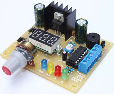 DIY LM317 регулируемый источник питания плата обучения комплект без чехол|diy kit lm317|power