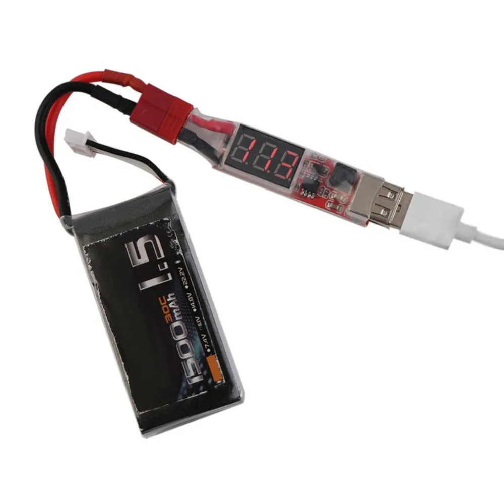 Цифровой дисплей 2 S 6 Lipo к USB зарядное устройство конвертер с T/XT60 разъем для