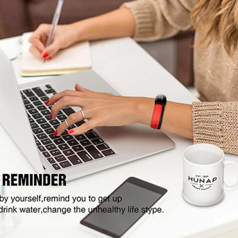 Фитнес трекер IP67 водонепроницаемый физической активности закаленное стекло