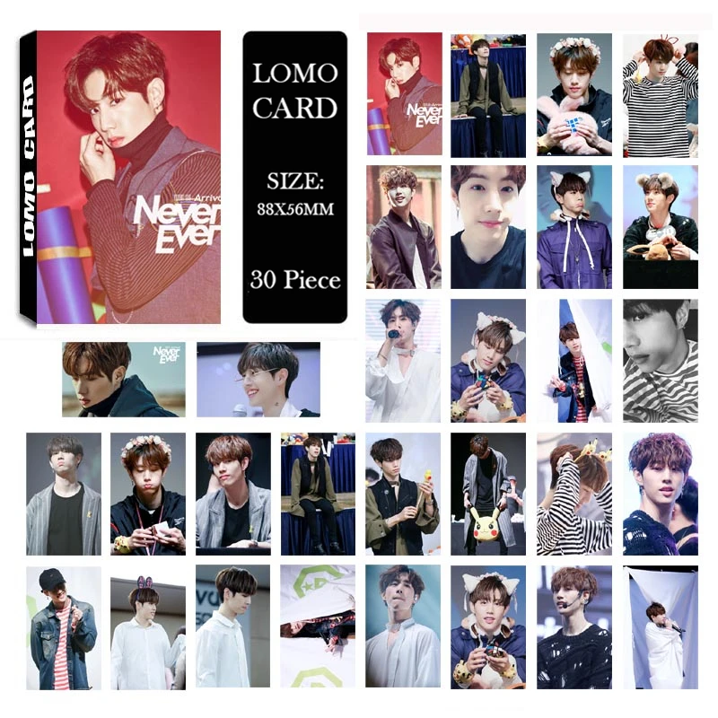 KPOP GOT7 альбом MARK LOMO карты K POP Новая мода самодельные бумажные фото HD|Ювелирная