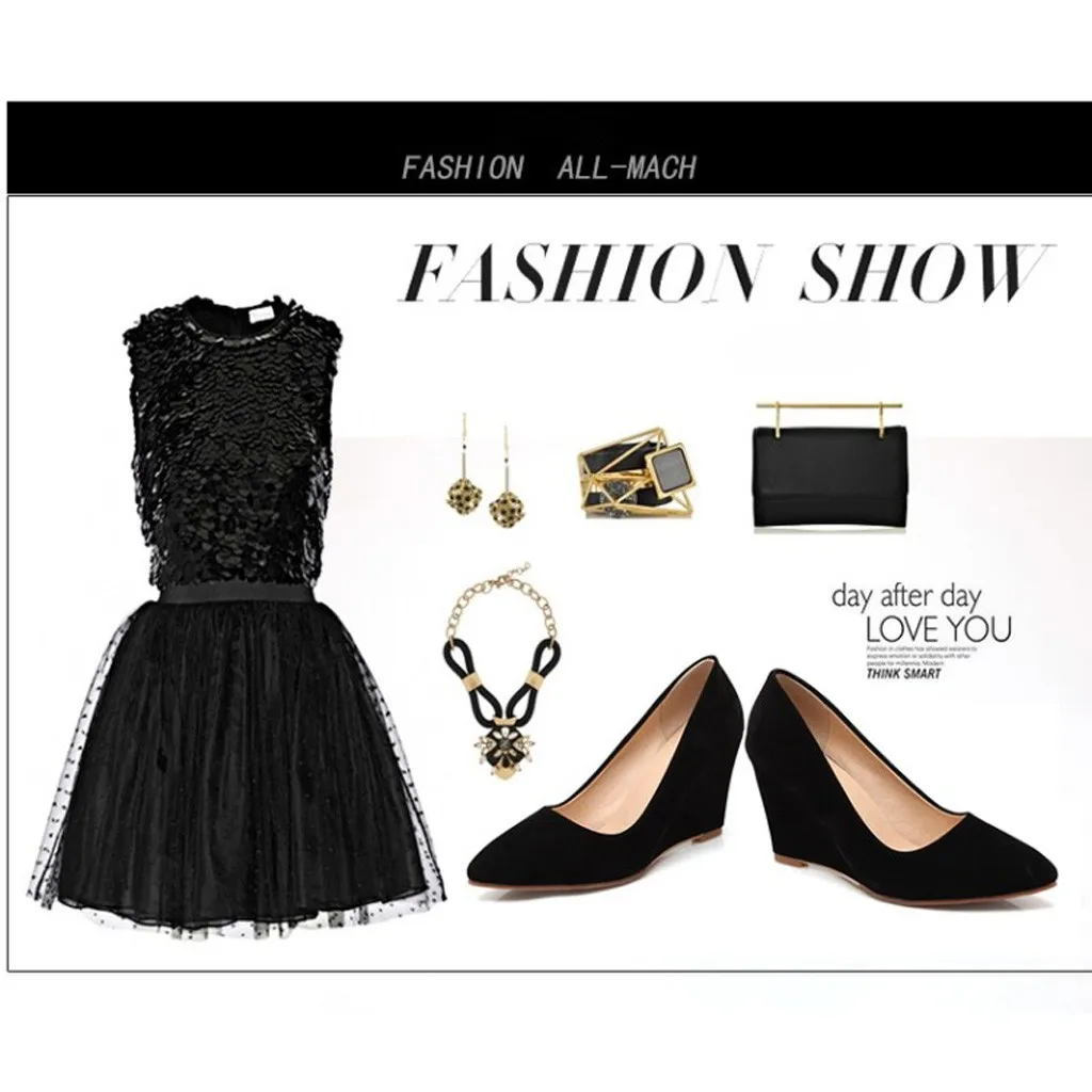 Women Color Business Suit Office Shoes Ladies Pump Wedged Shoes Work Casual Single Shoes Elegant Square Heel Office Shoes