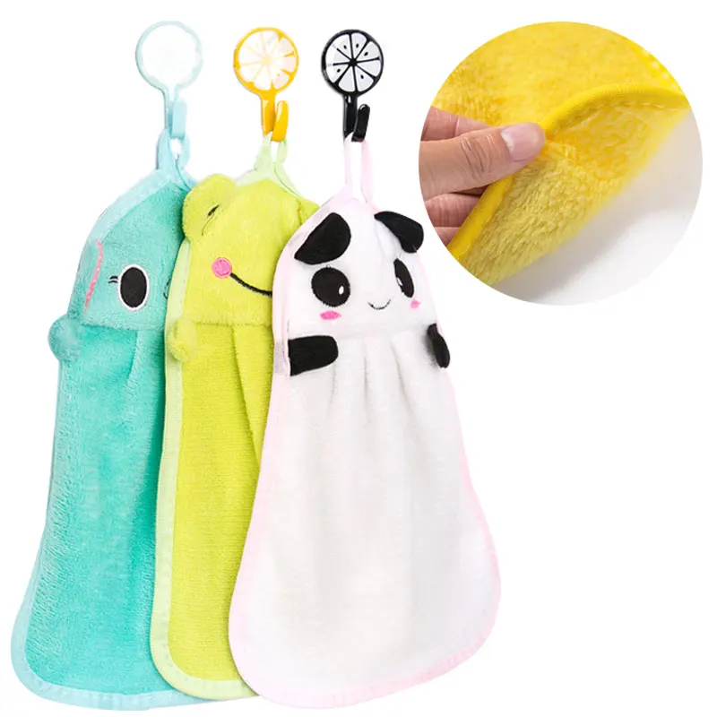 Полотенце для рук детской комнаты Детские банные полотенца мягкое плюшевое