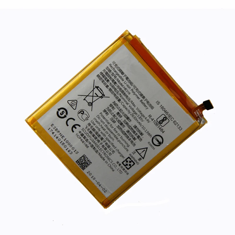 Оригинальный аккумулятор для телефона HE319 Nokia 3 TA-1020 1028 1032 1038 2630 мАч | Мобильные