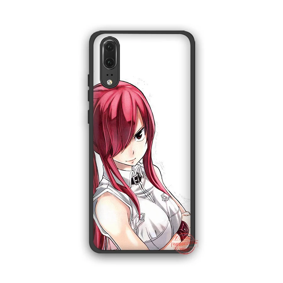 Мягкий чехол WEBBEDEPP Erza Scarlet Fairy Tail для Huawei P8 P9 P10 P20 P30 Lite Pro 2017 2018 2019 | Мобильные