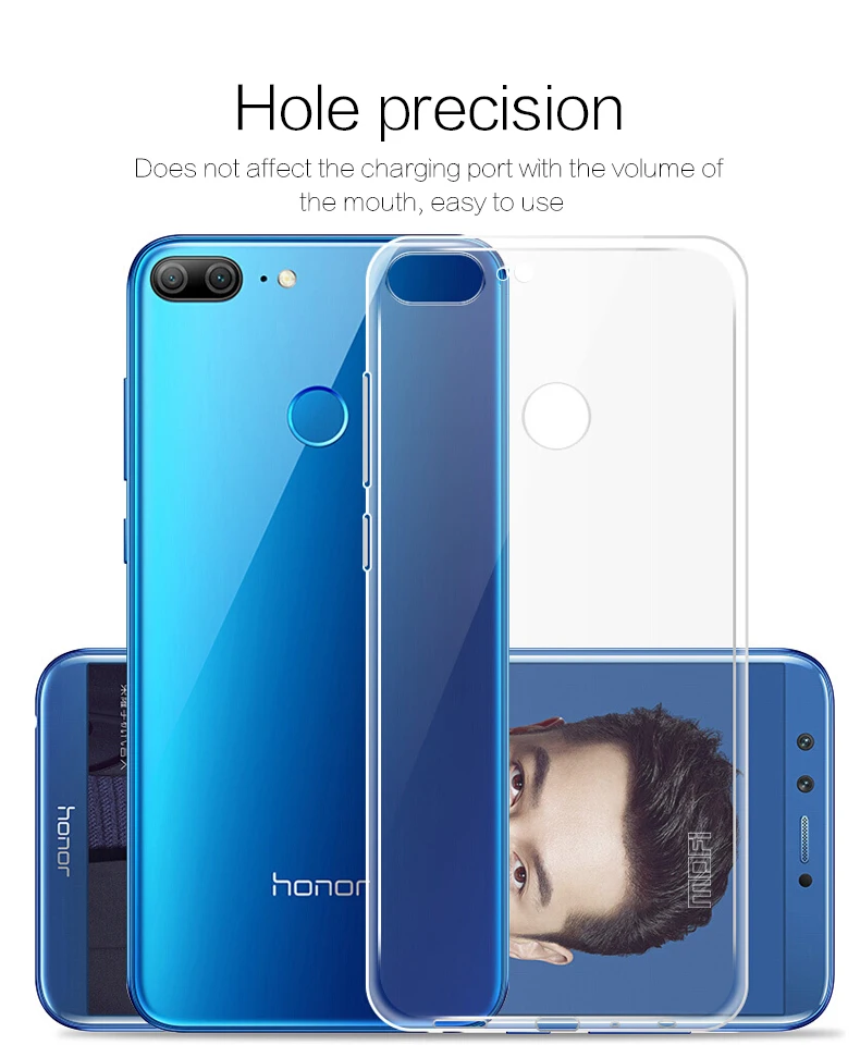 Мягкий силиконовый чехол MOFi для huawei honor 9 Lite, прозрачный чехол из ТПУ для honor 9 Lite, 5,65 дюйма, чехол для сотового телефона