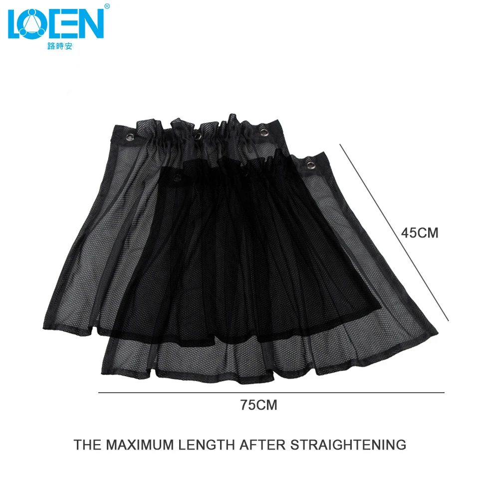 LOEN 2 шт. Усадочные сетчатые шторы для окон Автомобильные Боковые окна