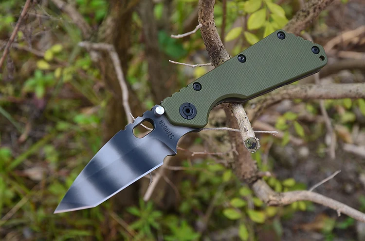 Kevinjohn SMF тактическая Ножи для шашлыков RW1 темно-Танто Rogue Warrior S35VN лезвие G10 + TC4