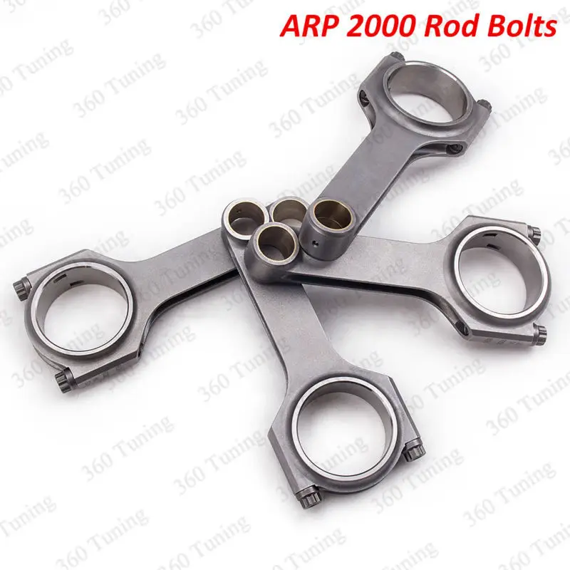 H beam conrods для Mitsubishi Mirage 1.8L 4G93 шатуны выстрел боек пространство 19 мм Pin ARP2000 Болты 133.5