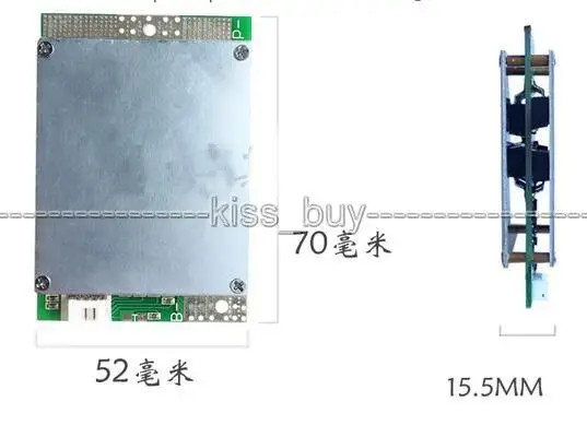 4S ячейка 50A BMS Защита PCB плата для 3 2 v Lifepo4 аккумулятор с балансом|protection board|battery