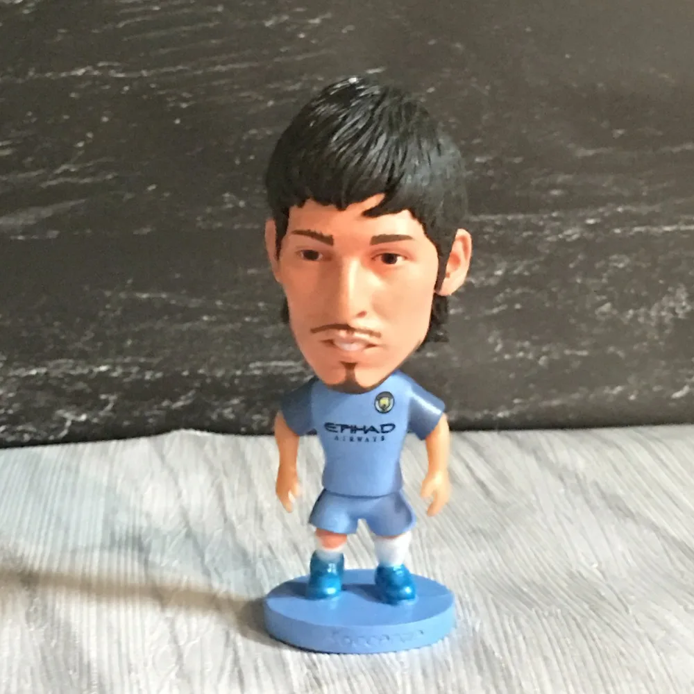 Футбольная Статуэтка спортивные звезды Давид Silva2016 2017 подвижные суставы Смола