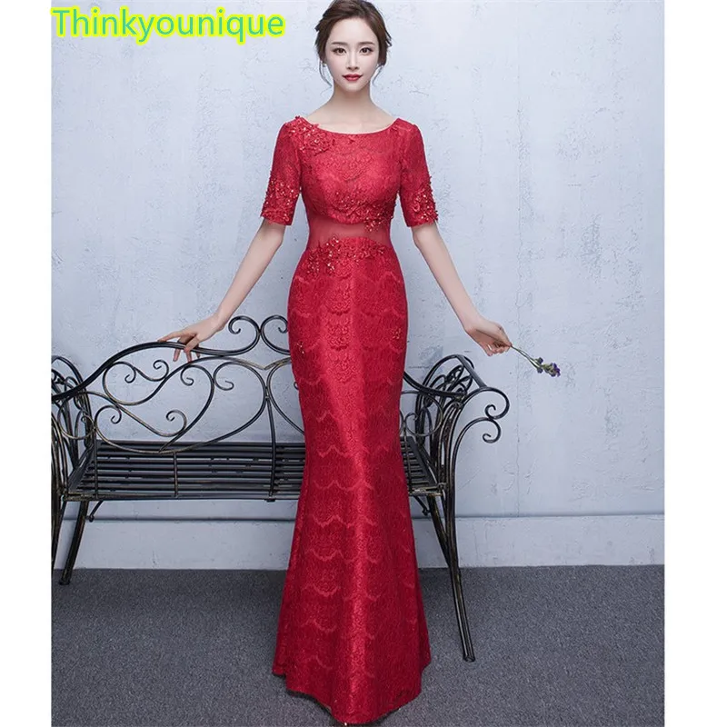 

2018 Lace Evening dresses robe de soiree abendkleider robe de mariage vestidos de novia vestidos de festa Prom dresses TK536