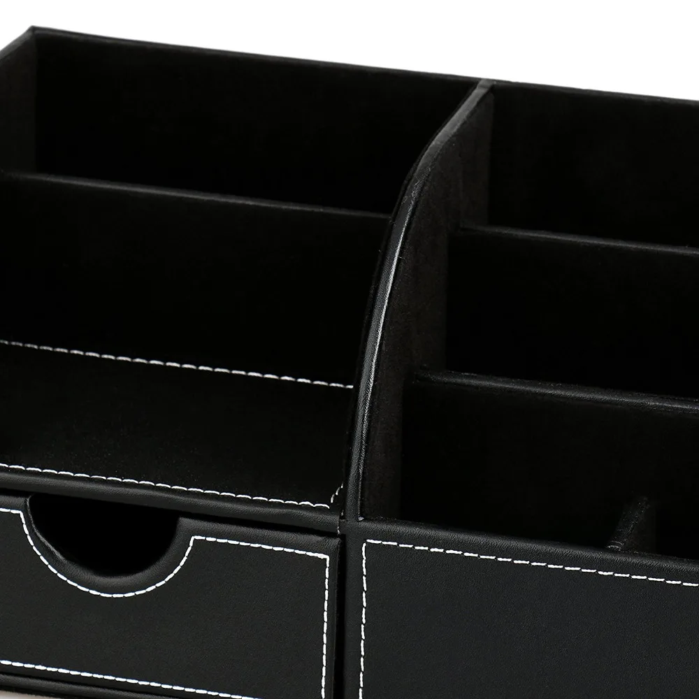 7 отделений для хранения настольный органайзер из искусственной кожи коробка