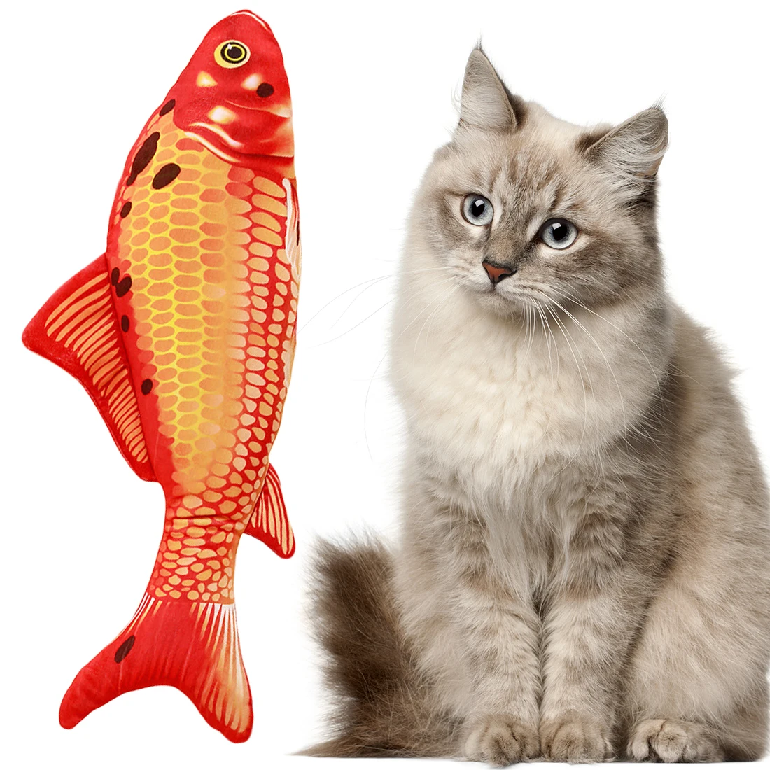 Pop 1 шт. креативные игрушки для кошек котят жевательные набивная рыба