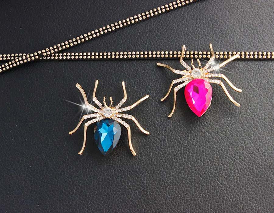 F & U красочные блестящие стразы с кристаллами в форме живота украшения золотые