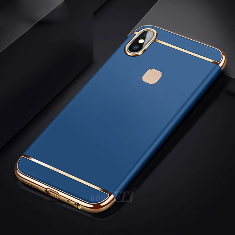 ДЛЯ VIVO V9 Y85 чехол задняя крышка KOOSUK 3 в 1 строчка роскошный бизнес защитный ПК