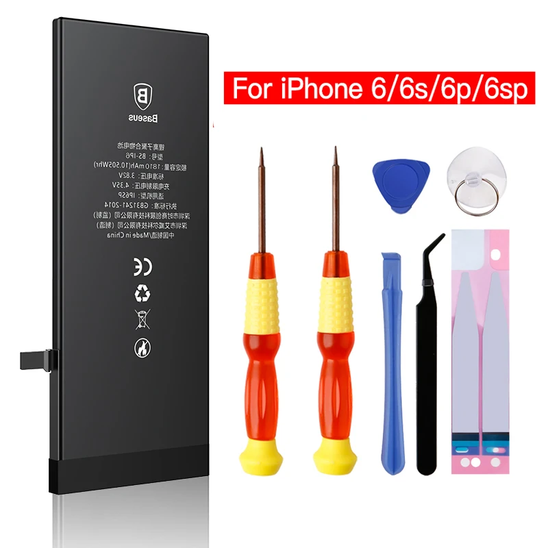 Оригинальная батарея мобильного телефона для iPhone 6s 6plus 6 p реальной емкости iPhone6