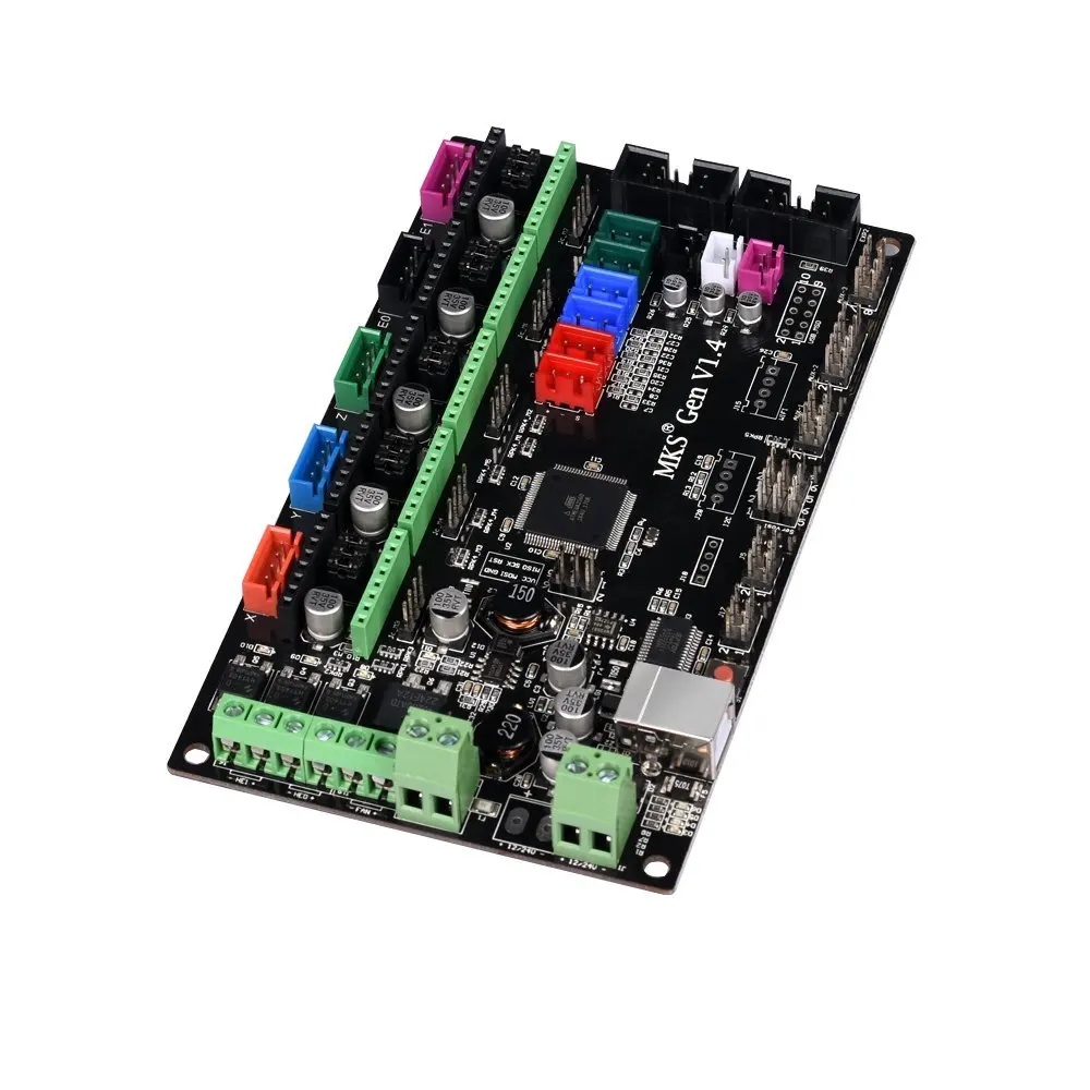 3D принтер MKS Gen V1.4 плата контроллера Mega 2560 R3 Материнская RepRap Ramps1.4 совместима с
