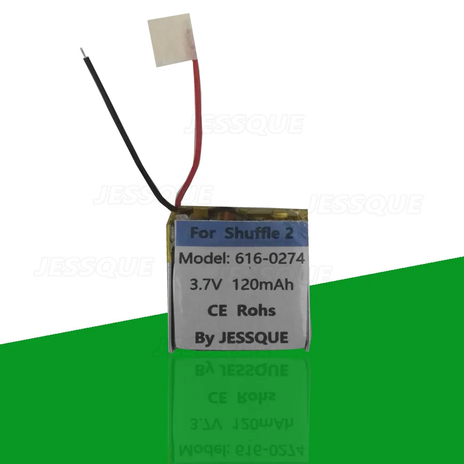 Аккумулятор 120 мАч для Apple iPOD перезарядки 2-го поколения 2 Shuffle2 G2 G3 3 616-0274 Акку |