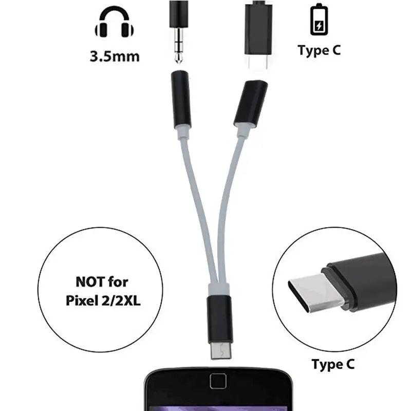 BRSUANG 2 в 1 USB Type C до 3 5 мм разъем для наушников AUX аудио кабель зарядное устройство