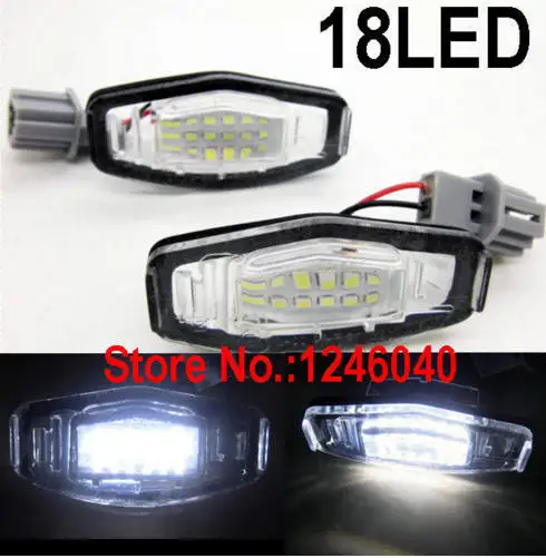 2 шт. светодиодный светильник номерного знака для Acura MDX 5D Rl 4D Tl TSX honda civic city accord|acura