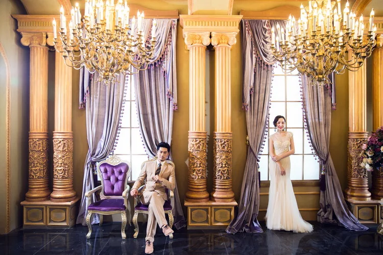 Цилиндрические окна Роскошные фотографии фоны занавески для помещений