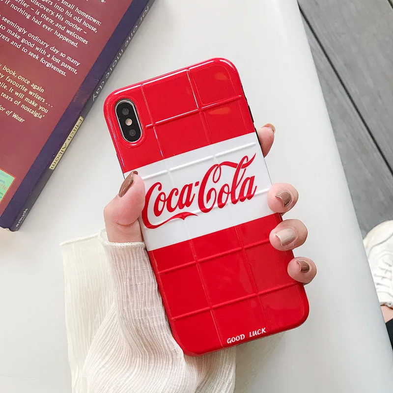 Милый Забавный чехол для телефона iPhone XS Max XR 6 6S 7 8 Plus X Модный стильный мягкий |
