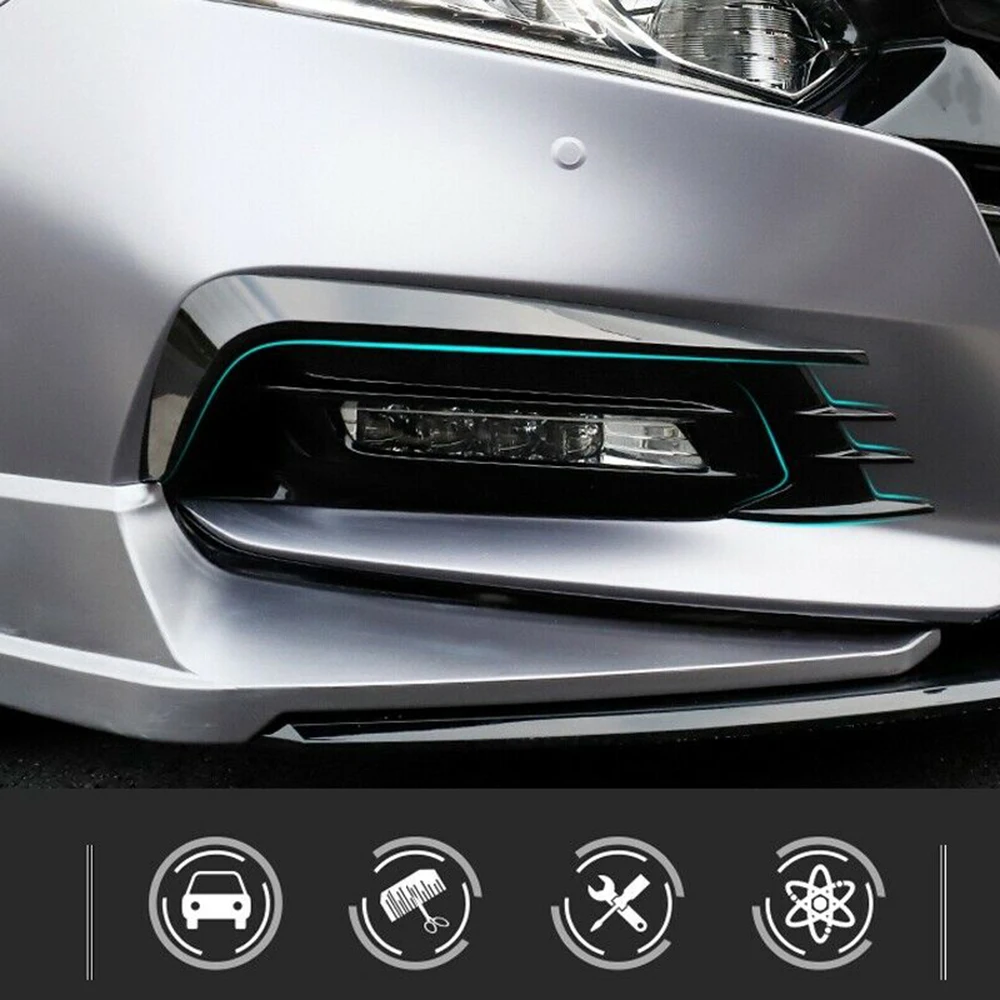 Аксессуары для экстерьера автомобиля Honda Accord 2018-2019 яркие черные передние