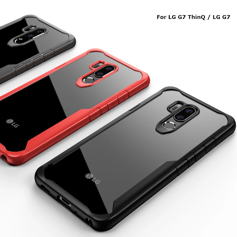 Для LG V40 чехол thinq Мягкий силикон+ прозрачная Броня задняя крышка Funda Capa для LG G7 G710 G7 Fit 6,1 ''противоударный чехол для телефона