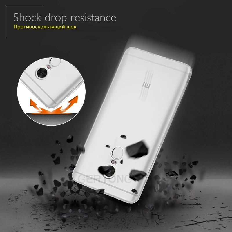 Clear Case for Xiaomi Mi A1 Redmi Note 5A Prime Y1 Lite 4A 4X 4 Pro 3 2 5X 6 5S Plus 5 4C Mi5C Mi4S Mi3 Mix Max Soft |