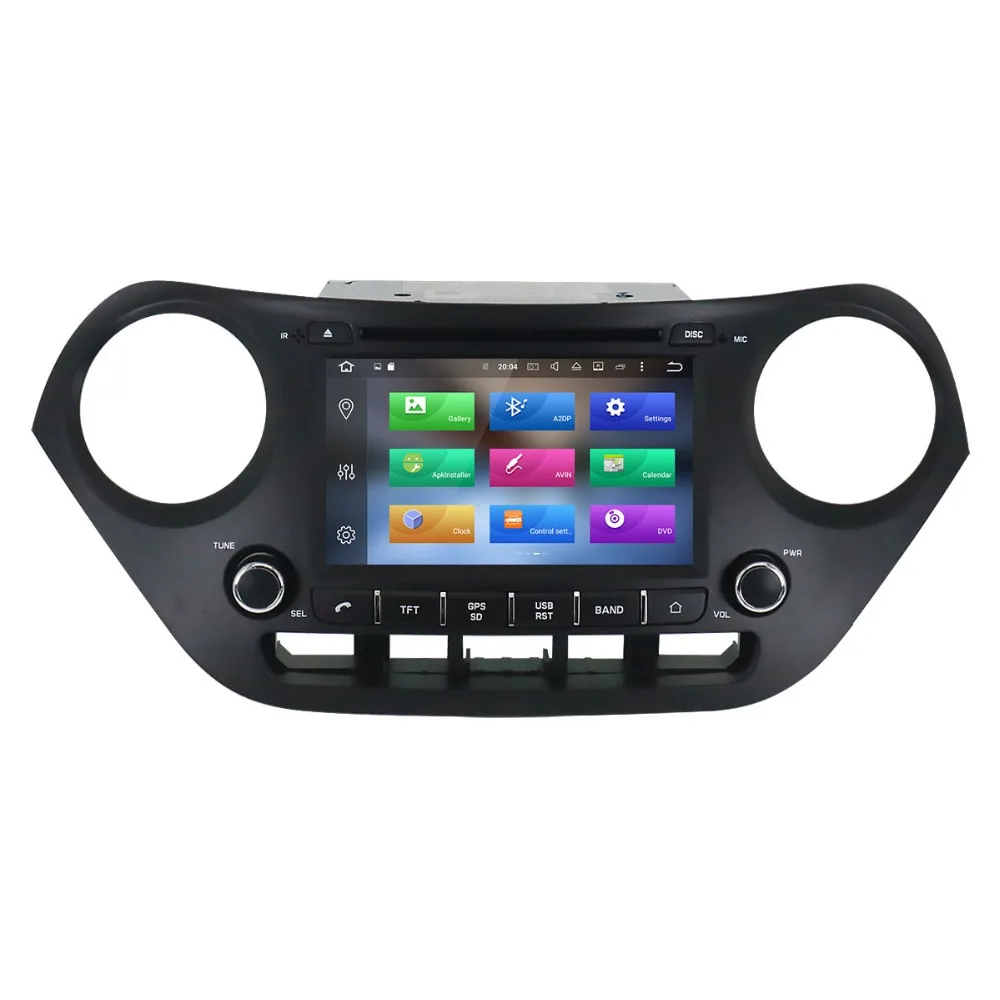 Автомобильное радио DVD плеер gps навигатор Android 8 0 7 1 для hyundai I10 I 10 2013 2018 левый и