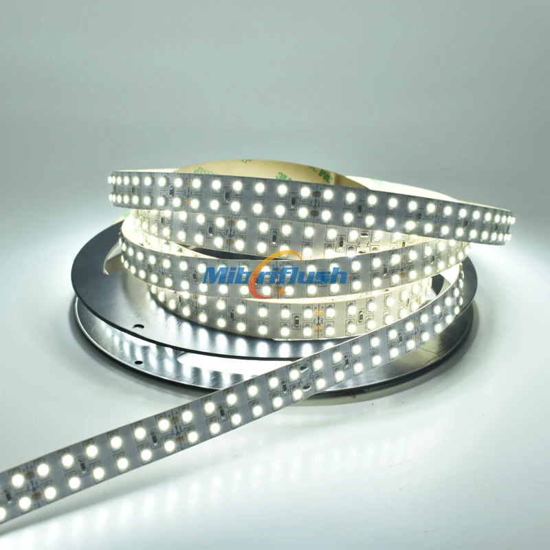Высокая яркость CRI&gt 80 7 8LM/led Epistar чип 15 мм PCB SMD 3528 двойная линия led Гибкая полоса DC24V
