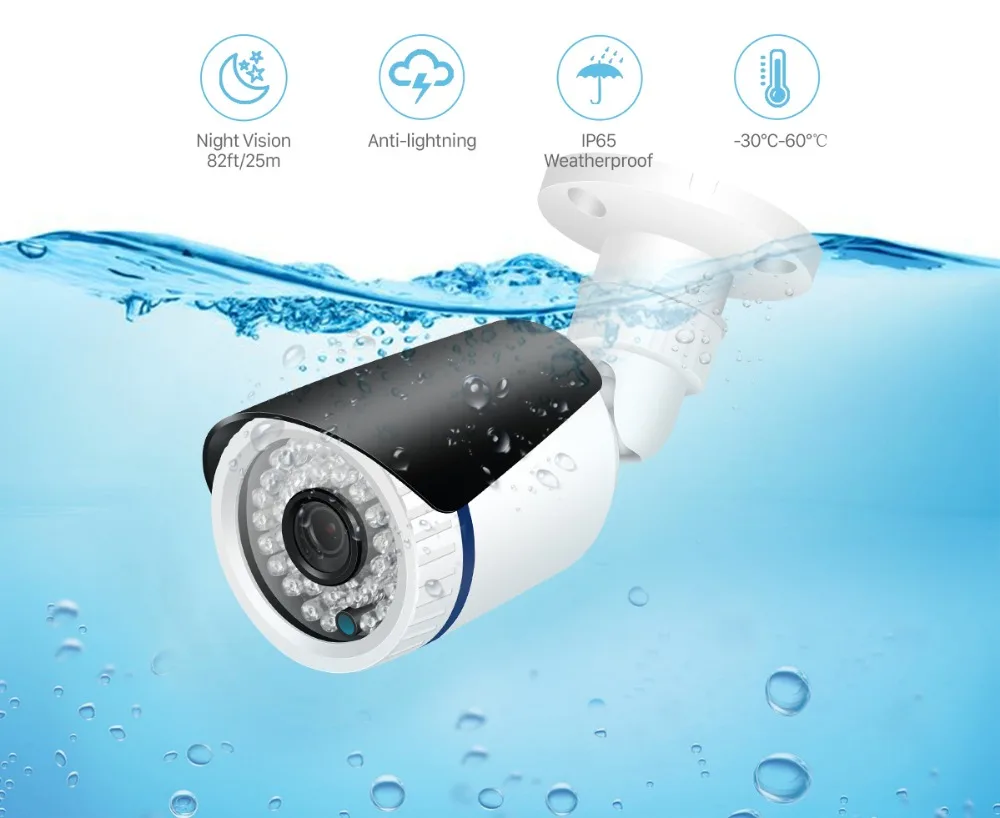 4CH 1080P POE NVR комплект, камера безопасности, система 1080P 2.0MP IR, для помещений и улицы, купольная POE ip-камера P2P, комплект видеонаблюдения