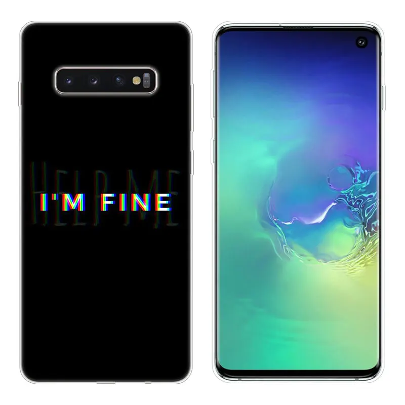 Силиконовый чехол для Samsung Galaxy S10 S9 S8 Plus S7 Edge A6 A8 A7 A9 2018 A5 2017 | Мобильные телефоны и