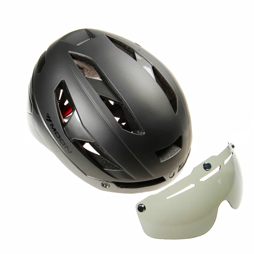 MOON, новинка, 270g, Aero TT, дорожные очки, велосипедный шлем, для гонок, велоспорта, спортивная безопасность, TT, велосипедный шлем, для шоссейного велосипеда, велосипедные очки, шлем