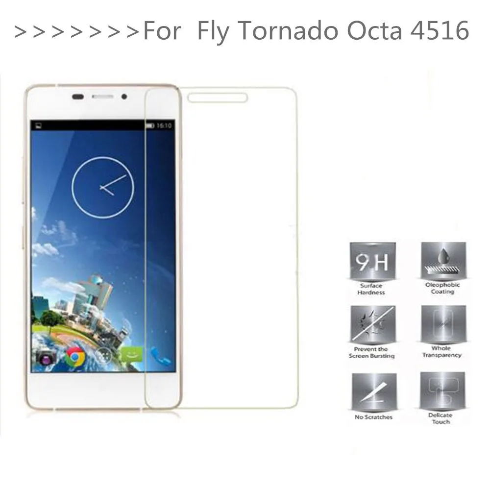 Для Fly IQ4516 закаленное стекло оригинальная 9H защитная пленка Взрывозащищенная для