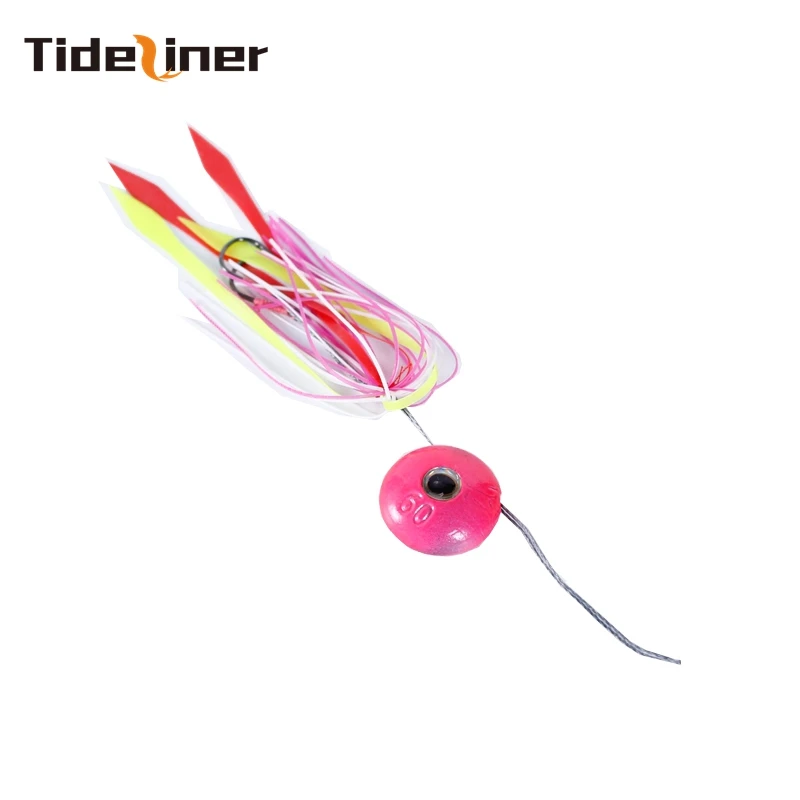 4 шт Jig Head приманки для ловли рыбы 40 г 60 80 100 120 свинцовая блесна с рисунком усы на