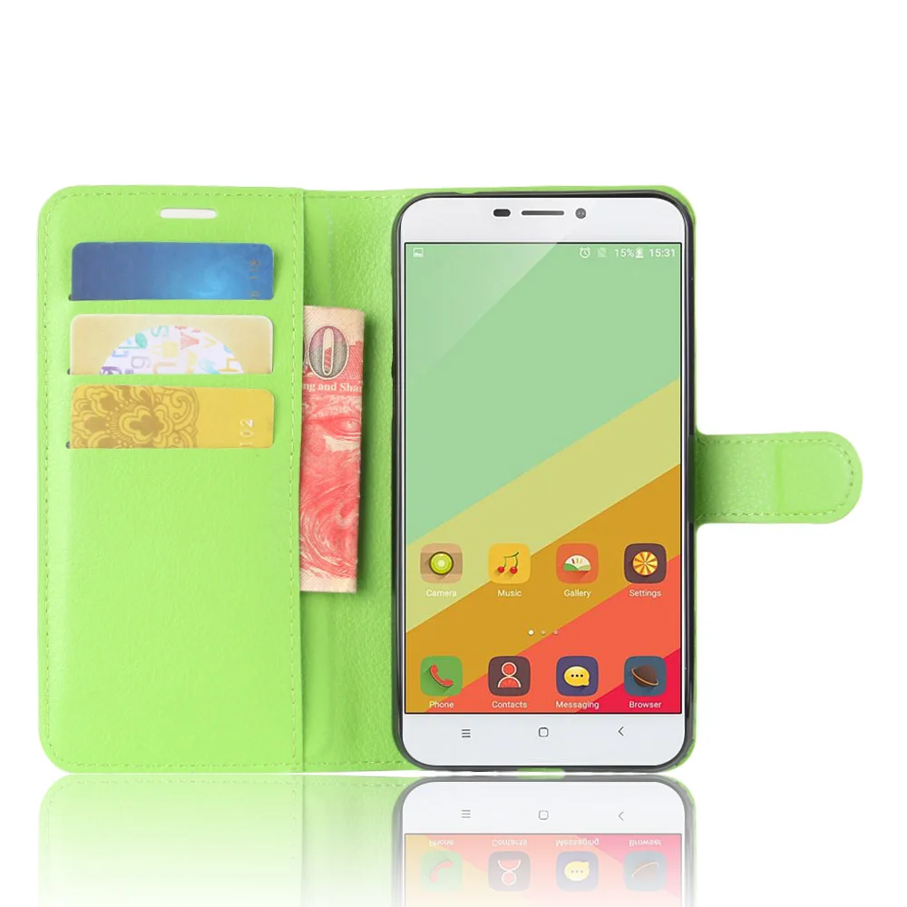 Роскошный чехол из искусственной кожи для Oukitel U20 Plus 5 дюймов Футляр силиконовый