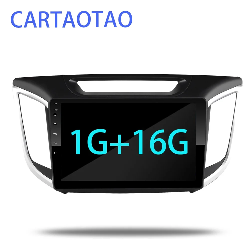 1G-16G 2G+ 32G 10," 2din Android 8,1 GO автомобильный dvd-плеер для hyundai Creta IX25 автомобильный Радио gps навигация wifi Bluetooth MP5 плеер - Цвет: 1G-16G