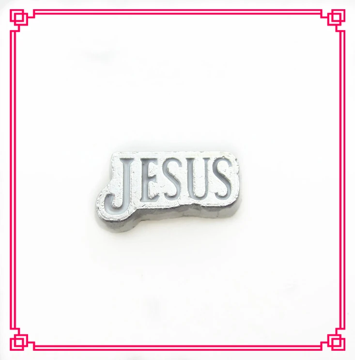 

New arrive 20pcs/lot JESUS floating charms living glass floating pendant lockets