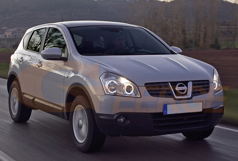 Для Nissan Dualis J10 серии 2007 2008 2009 отлично Ангельские глазки Ультра яркое освещение CCFL Ангельские глазки комплект Halo Кольцо
