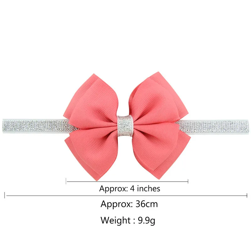 Kids Girl Simple Baby Headband Toddler Thread Bow Bling Hair Band Accessories Rose Red Headwear Kid Wholesales | Детская одежда и