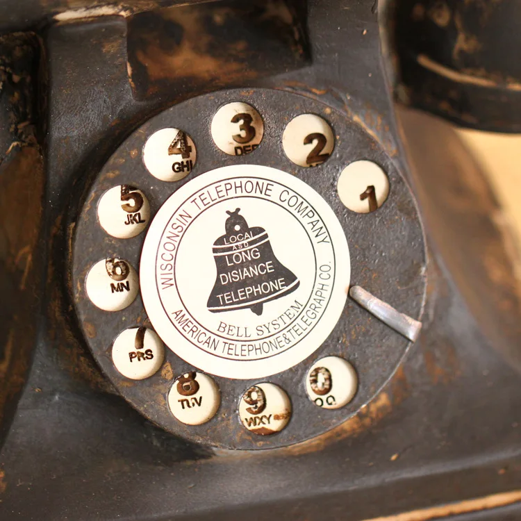 NEW American Nostalgia Style Retro Telephones Home Decor Crafts Receiver Telephone Mode Vintage Bar Decorative ornaments | Дом и сад