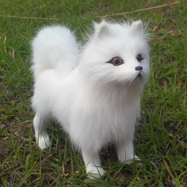 

Полиэтиленовый и пушистый полимерный мех для собак, 16x15 см, модель для рукоделия, украшение, детская игрушка, подарок d341