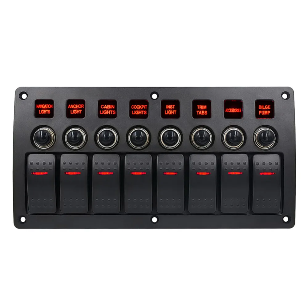 Автомобильный/RV/корабельный караван автомобильный 3-контактный 8-полосный