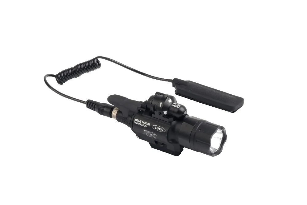 500 люмен ультра яркий военный светодиодный фонарик Тактический для оружия