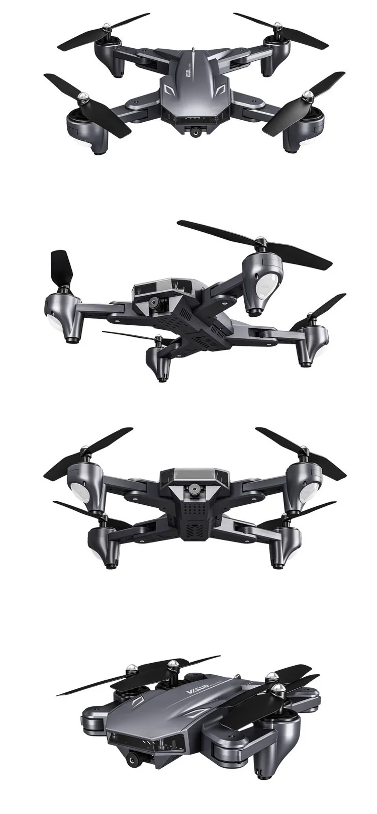 WiFi FPV RC Дрон 4K камера оптический поток 720P двойная камера RC Квадрокоптер складной селфи Дрон Visuo XS816 VS XS809S SG106