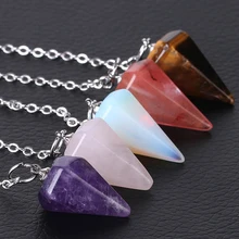 Амулет из натурального камня Reiki лечебная подвеска кристалл