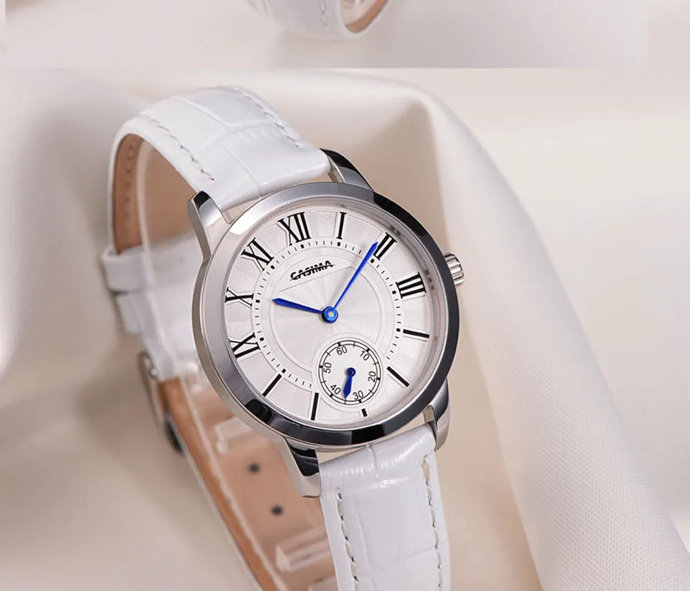 Reloj Mujer женский модный кожаный ремень кварцевые часы в деловом и повседневном стиле бренд CASIMA водонепроницаемые часы Relogio Feminino